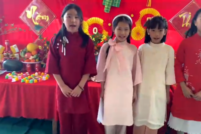 Hoạt động trải nghiệm: Ngày tết quê em của học sinh Trường tiểu học nguyên Lý
