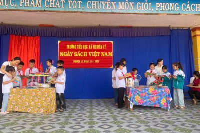 SÔI ĐỘNG NGÀY HỘI SÁCH VÀ VĂN HÓA ĐỌC 2024 TẠI TRƯỜNG TIỂU HỌC NGUYÊN LÝ