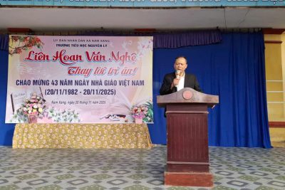 TRƯỜNG TIỂU HỌC NGUYÊN LÝ TỔ CHỨC HỘI THI VĂN NGHỆ CHÀO MỪNG NGÀY NHÀ GIÁO VIỆT NAM 20/11